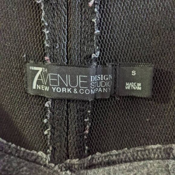 New York & Co 7th Ave Leggings Women's Size Small Gray High Waist Stretch Slim - Picture 4 of 9